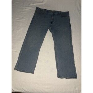 Signature Levi Strauss Mens‎ Relaxed Fit Jeans Blue Denim Straight Leg W42 L30